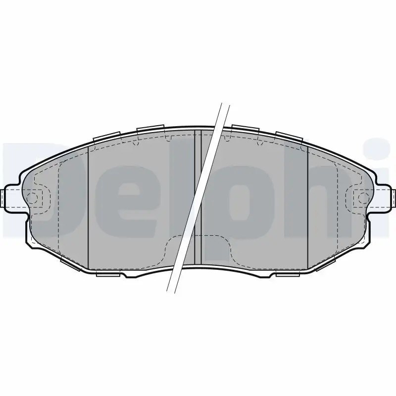 DELPHI Chevrolet Lacetti 1.4 ve 1.6 Ön Fren Balatası 144,2 mm