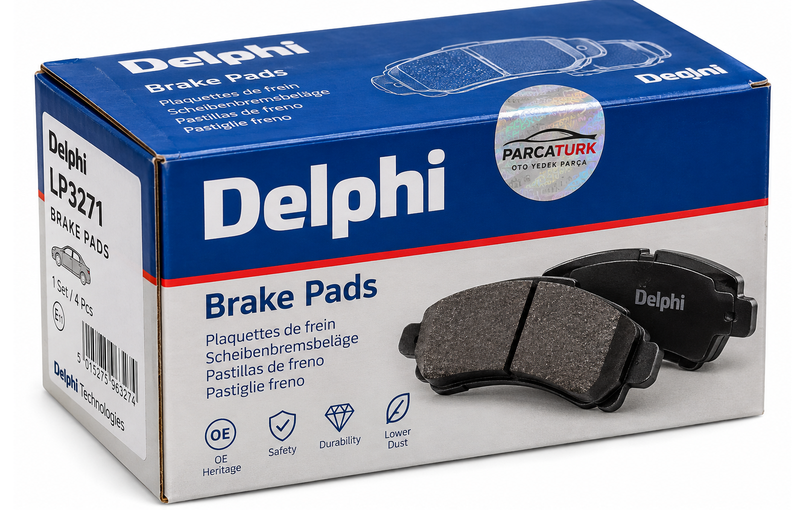 Delphi Arka Fren Balatası Mercedes A160, A180, A200, A220, A250, B160, B180, B200 03/20