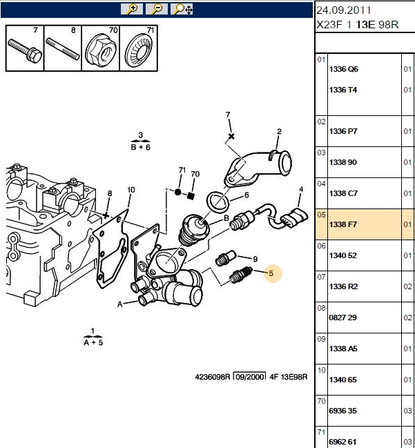 DELPHI Su Sıcaklık Sensörü (Opel Agila 1.0 00-)