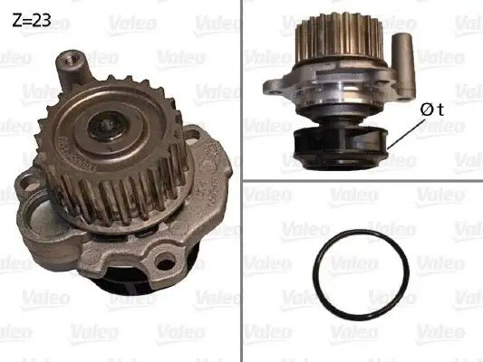VALEO Audi A3-A4-A6 TT 1.8 GTI 2.0 Su Pompası