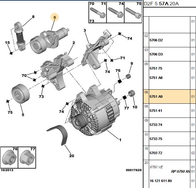 ALTERNATÖR GERGİ RULMANI  406 407 607 807 C5 C6 C8