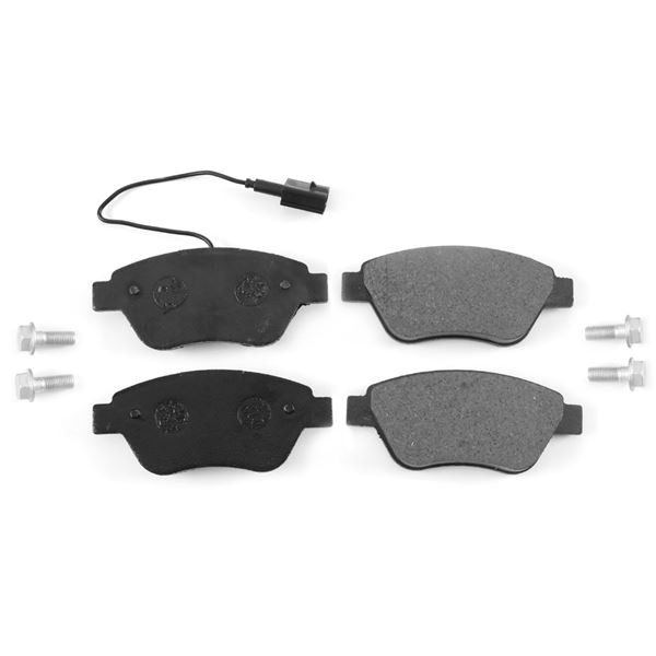 Fren Balatası Ön (123 mm) (Tek Fıslı + 4 Çivatalı) (Peugeot Bipper, Opel Corsa D, Fiat Linea, F500)