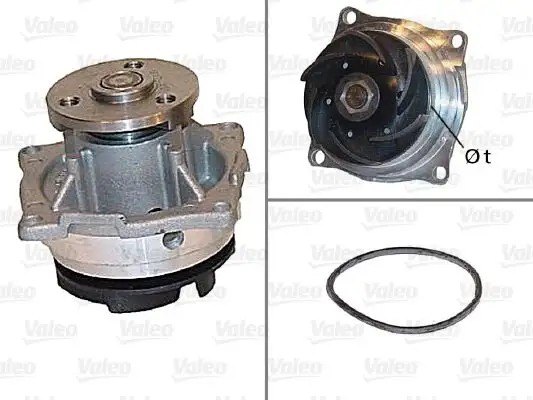VALEO Ford Focus I, Mondeo II, Tornedo, Transit Connect 1.6-2.0 16V Su Pompası