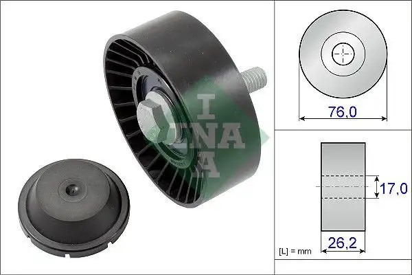 INA Seat Leon 1.2 Volkswagen Beetle 1.2 Tsi Alternatör Gergi Rulmanı 76 mm