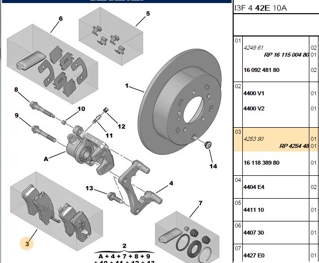PSA Mitsubishi Asx 1.6 ve Outlander 2.0 Arka Fren Balatası 91x111.5 mm