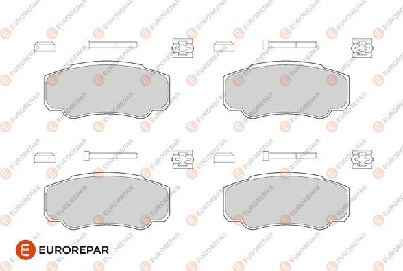 EUROREPAR Fren Balatası Arka (Peugeot Boxer, Citroen Jumper, Fiat Ducato)