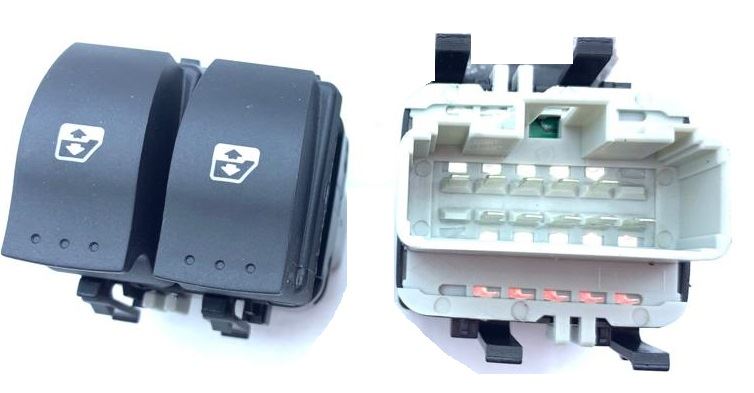 Cam Açma Düğmesi On Sol (Çiftli) Renault Laguna II