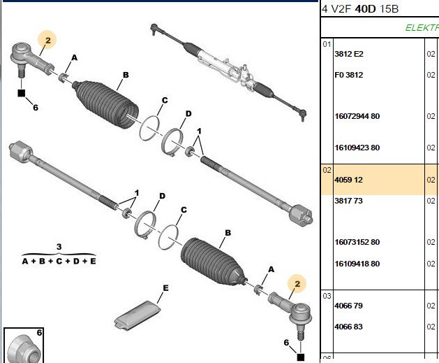 ROT BASI SOL SAG PEUGEOT P807 02- EXPERT I-II CITROEN C8 02- JUMPY I-II FIAT SCUDO I-II ULYSSE 02-