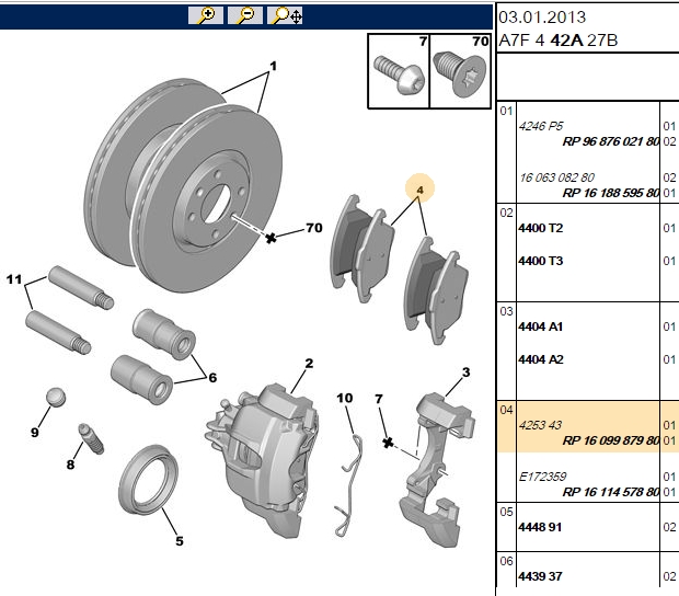 TRW Peugeot 208 ve 3008 1.6 Ön Fren Balatası 155,2 mm