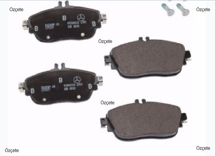 FROW Fren Balatası Ön 144 mm Mercedes W176 W246 C117 12-