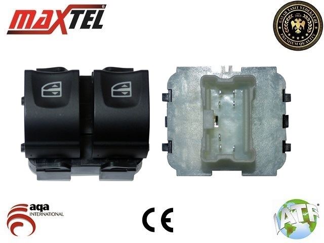 Maxtel Ön Sol Cam Düğmesi Clio IV (7 Fıslı)