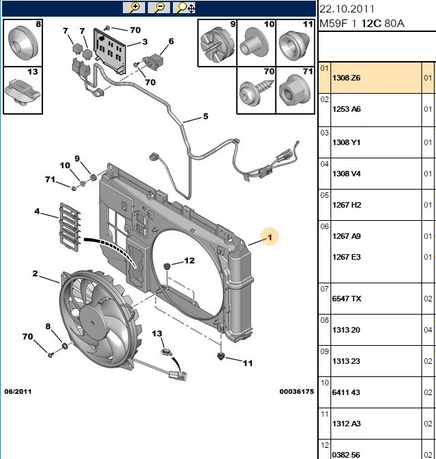 Fan Davlumbazı (Peugeot Partner/YM Ürt-Baş:09889)