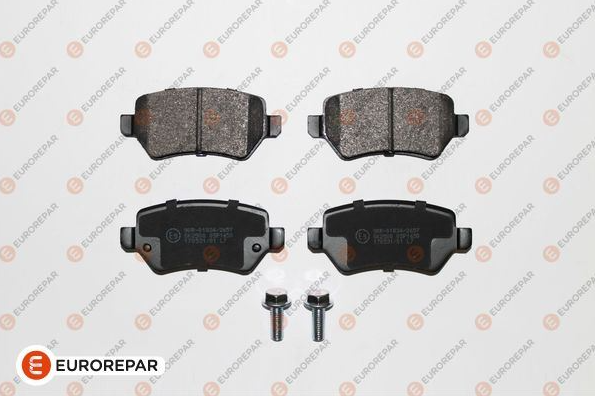 Eurorepar Arka Fren Balatası (95 mm) (Opel Astra G, H, Corsa C, Zafira B)