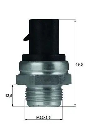 MAHLE Opel Astra F, Corsa B ve Vectra A Fan Müşürü (100C)