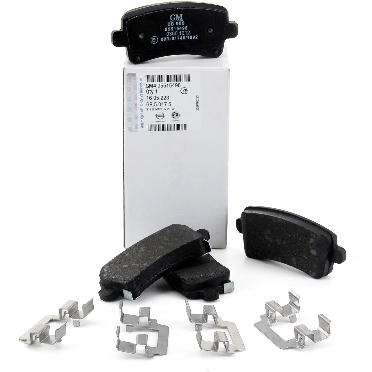 LPR Arka Fren Balatası (106 mm) (Opel Astra J, Insignia A, Buick GL8, Lacrosse, Chevrolet Camaro, Saab 9-5)